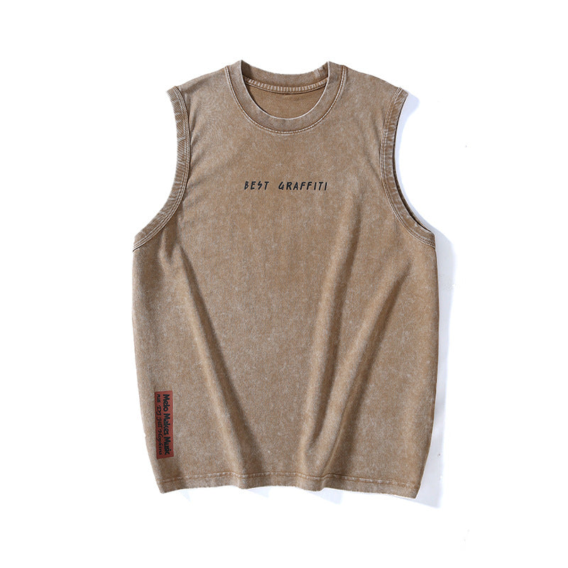 Summer Retro Cotton Tank Top