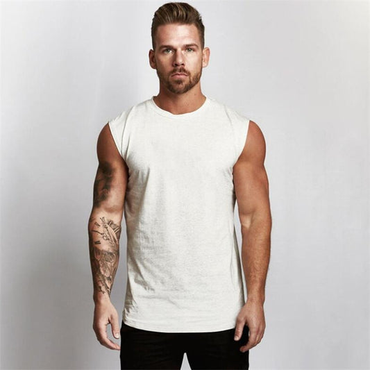 Sleeveless Shirt Cotton