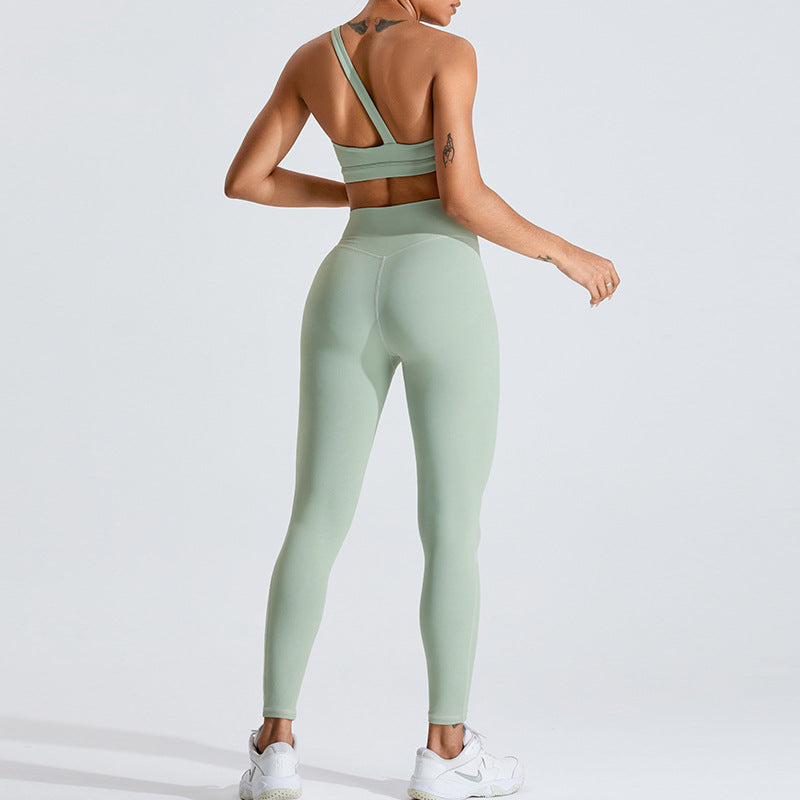 One-Shoulder Yoga Set