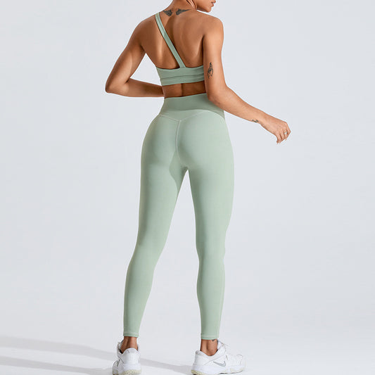 One-Shoulder Yoga Set