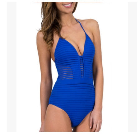 Hollow-Out One-Piece Swimsuit