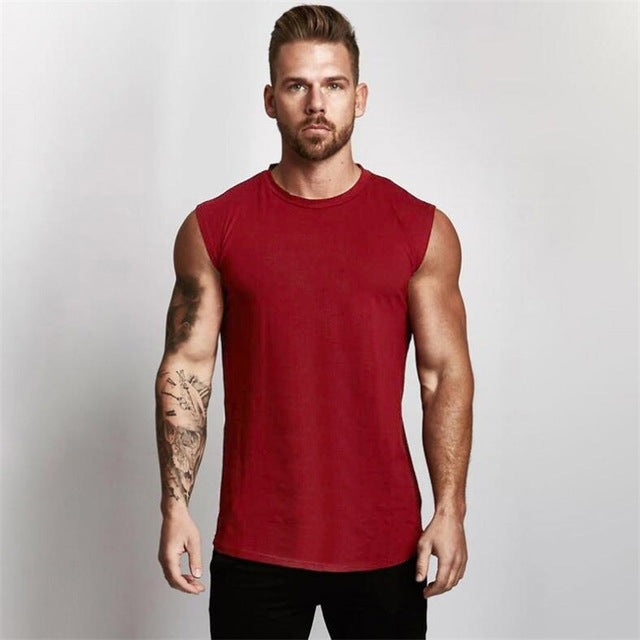 Sleeveless Shirt Cotton