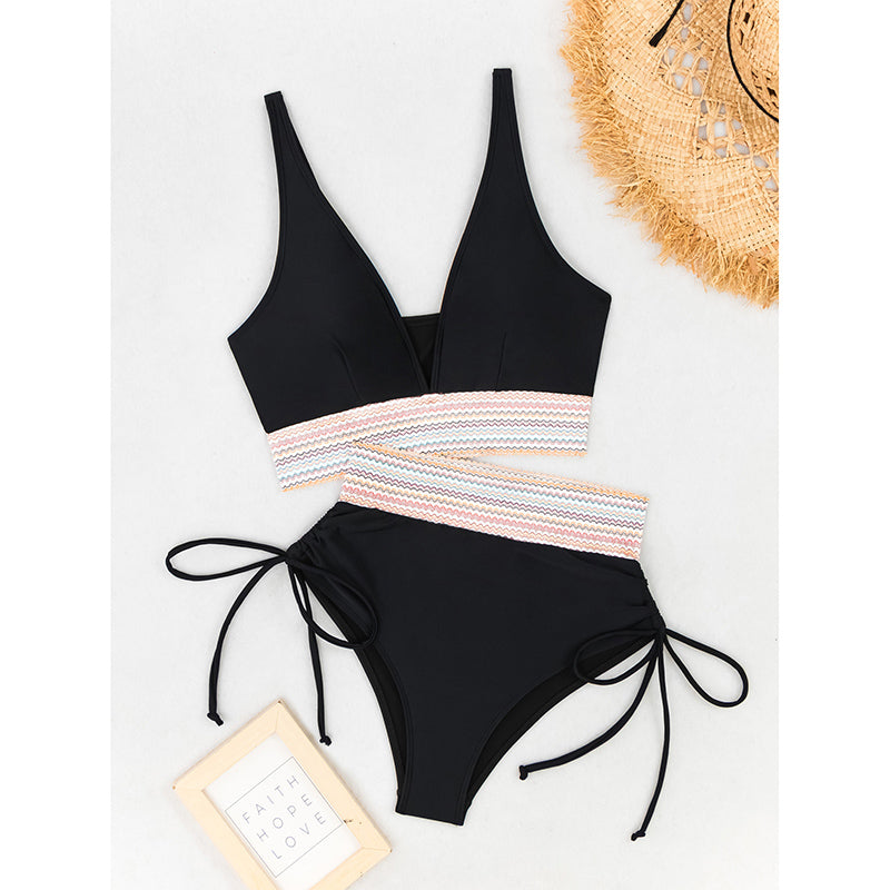 High-Waisted Two-Piece Bikini Set