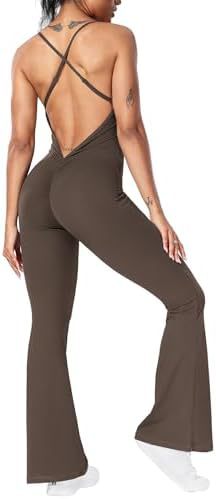 Backless Flare Jumpsuit