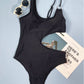 Side Open One-Piece Swimsuit