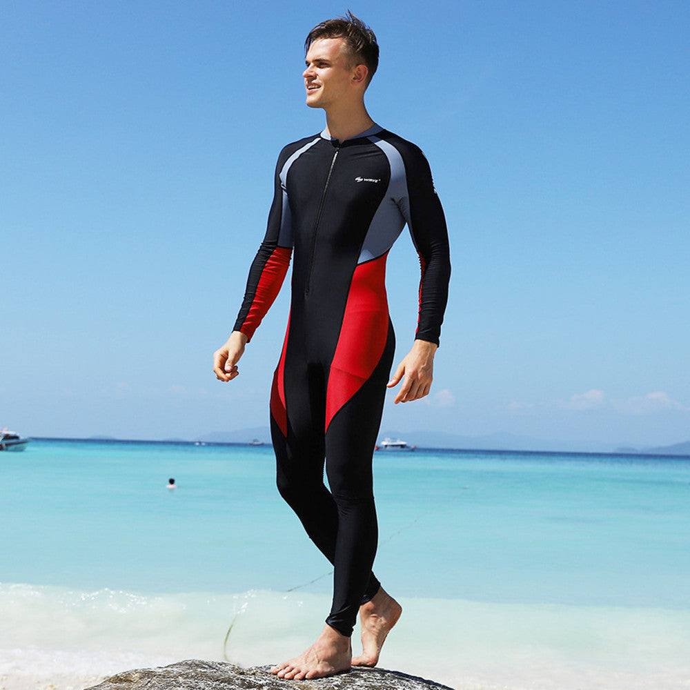 Long-Sleeves Quick-drying Swimsuit