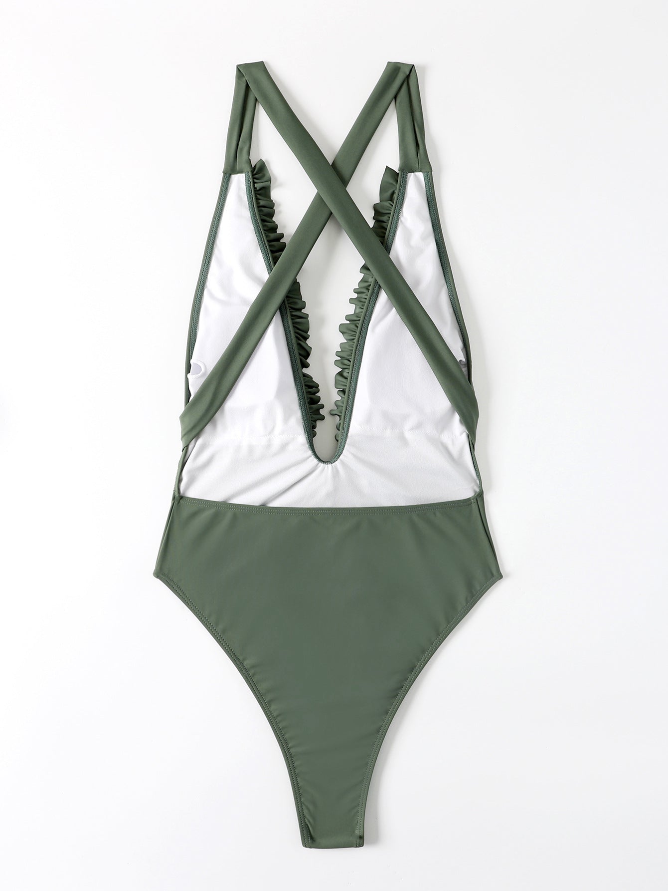 Ruffled One-Piece Swimsuit