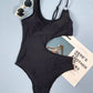 Side Open One-Piece Swimsuit