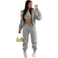 Plush Hoodie & Sports Set