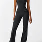 Backless Flare Jumpsuit