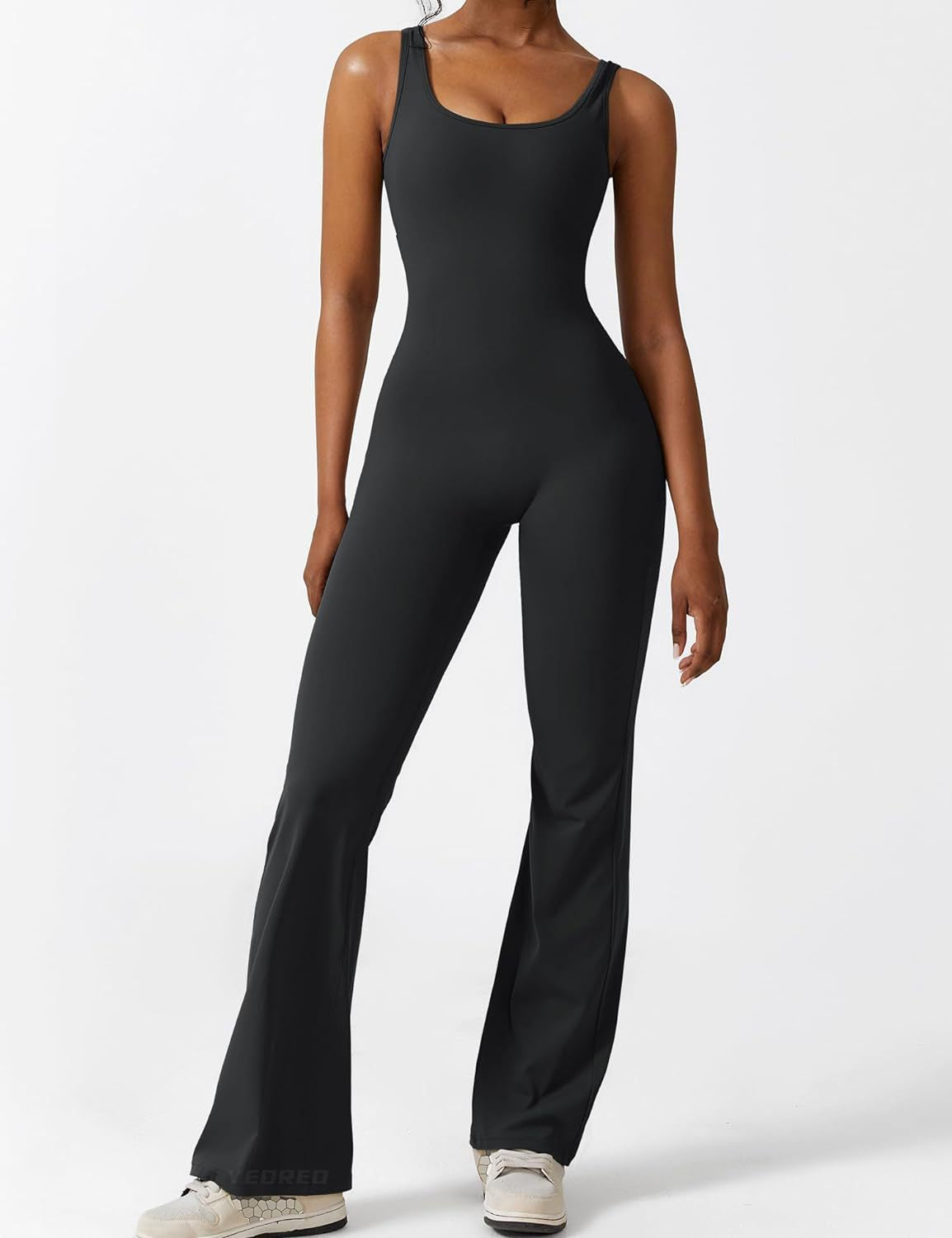 Backless Flare Jumpsuit